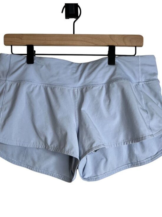 Lululemon Speed Up Short Trail 2.5" Blue Size 8 W7AWYR - Picture 1 of 5